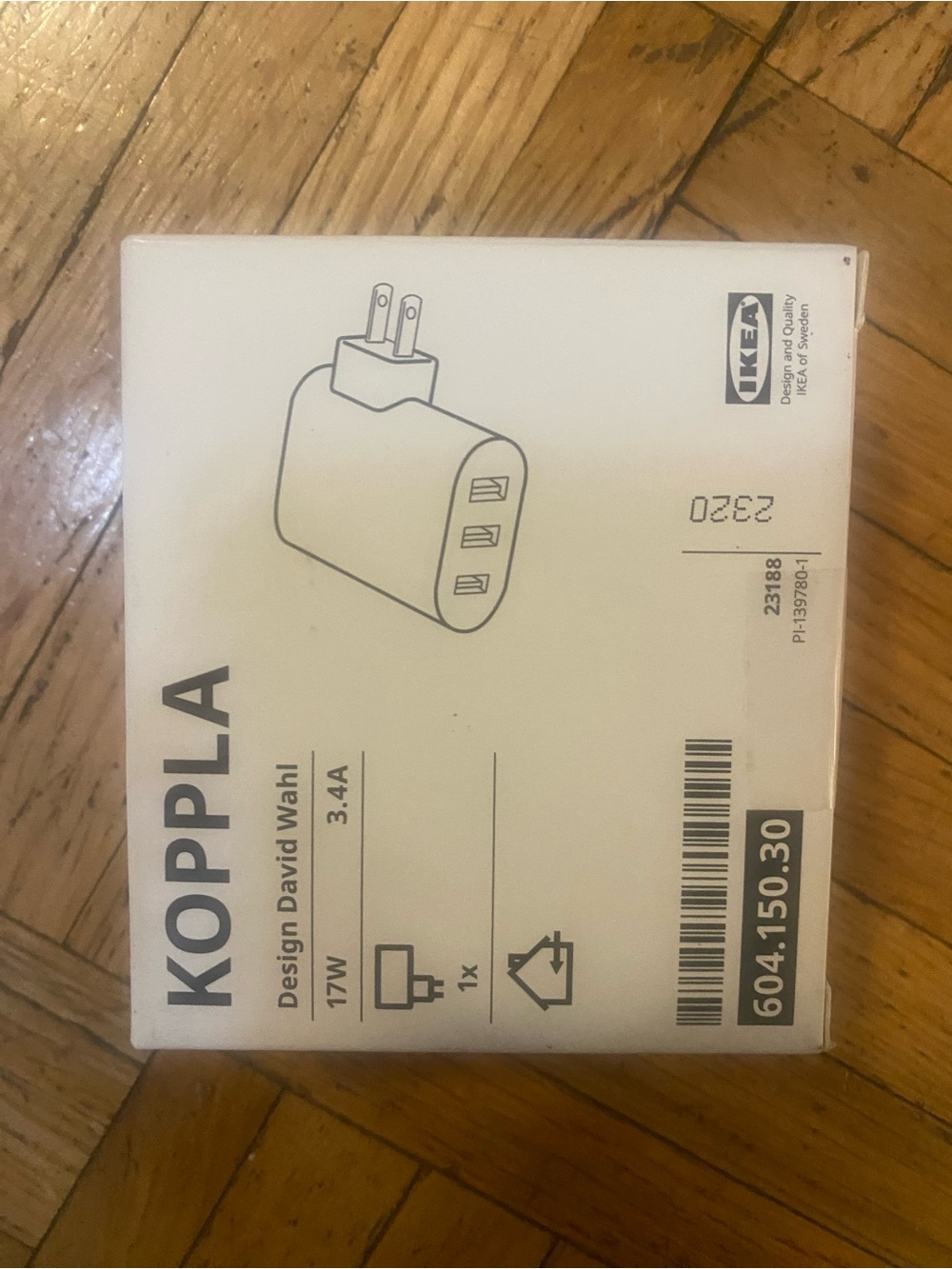 IKEA KOPPLA USB Charger - White
